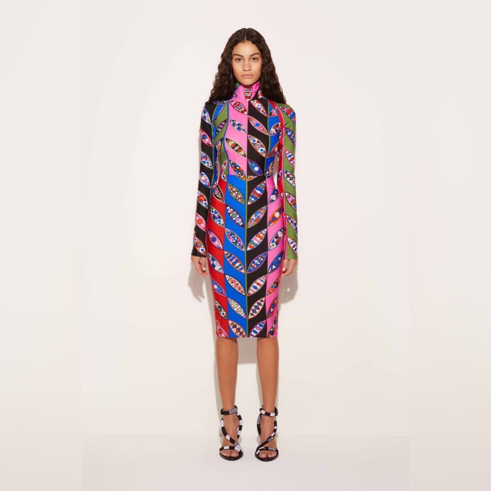 🔥Emilio Pucci Abstract Pencil Skirt MEDIUM (SKIRT ONLY)